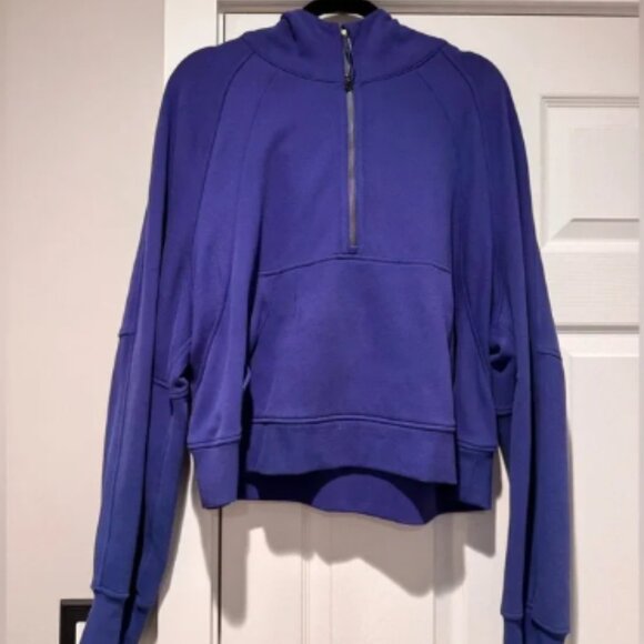 Auth.✅ RARE Lululemon “Psychic” 1/4 Scuba Size XL/XXL💜 - Picture 1 of 8